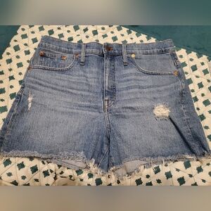NWT Madewell High rise shorts